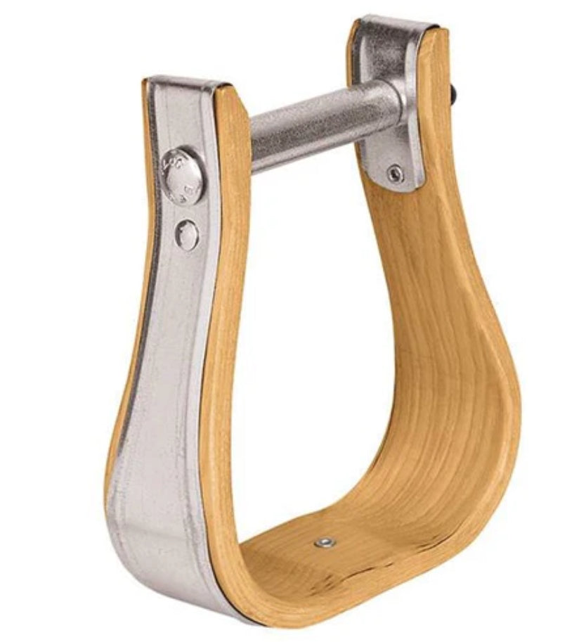 Weaver Wooden Bell Stirrups with 5" Tread