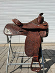 Used Tex Tan Hereford Brand 15.5” Western Saddle