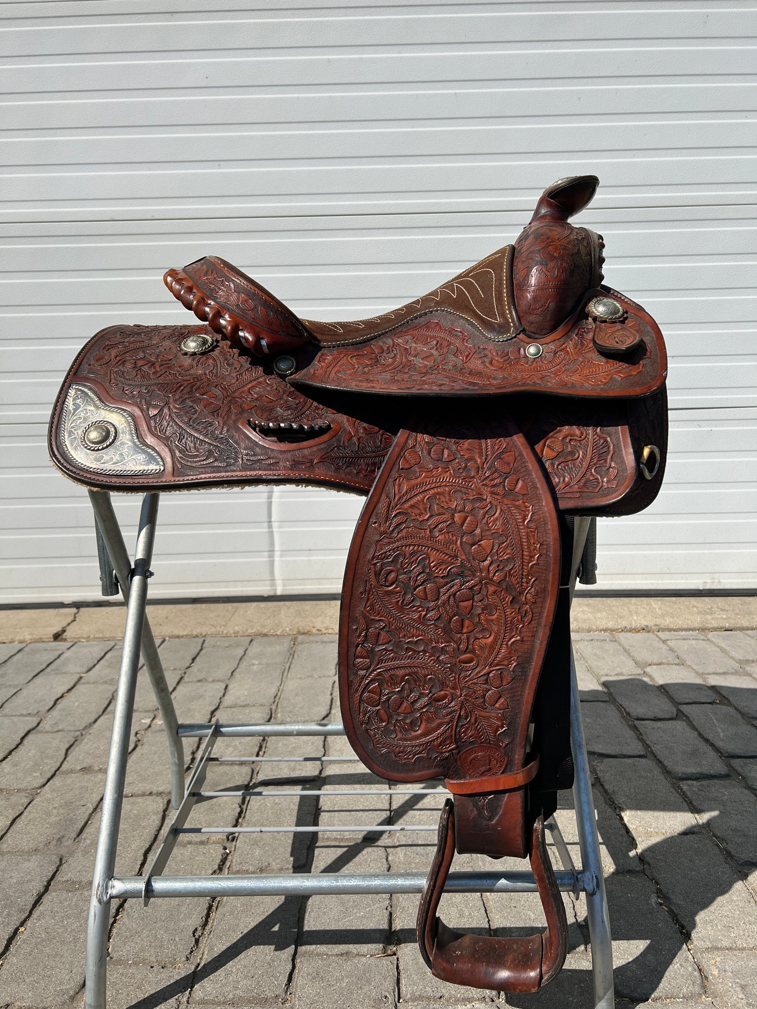 Used Tex Tan Hereford Brand 15.5” Western Saddle