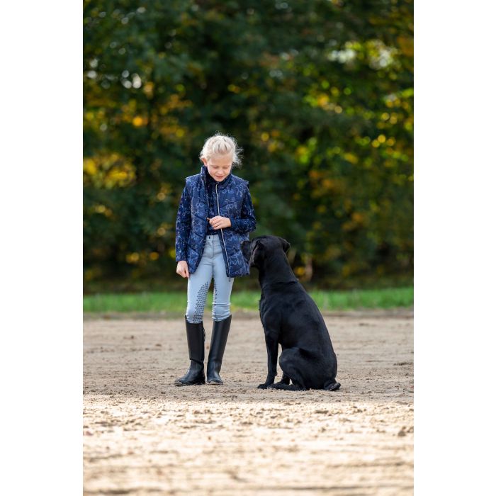 HKM Kid’s Bria Riding Breeches with Silicone Knee Patch