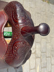 Used Circle Y Pat Earnheart 17” Western Cutter Saddle