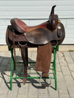 Used Circle Y Pat Earnheart 17” Western Cutter Saddle