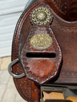 Used Martin Crown C 14” Western Barrel Saddle