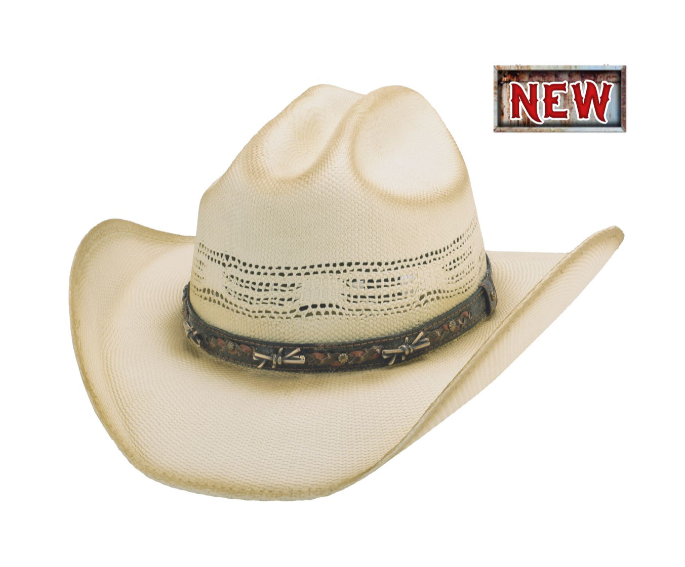 Bullhide Barb Wire Straw Hat