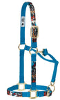 Weaver Leather Nylon Pattern Adjustable Horse Halter