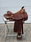 Used TexTan Hereford Brand 16” Western Show Saddle