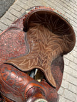 Used Tex Tan Hereford Brand 15.5” Western Saddle