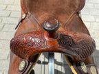 Used Martin Crown C 14” Western Barrel Saddle