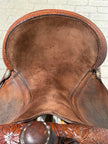 Used Martin Crown C 14” Western Barrel Saddle