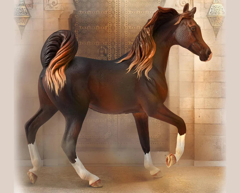 Breyer CollectA Arabian Mare Liver Chestnut
