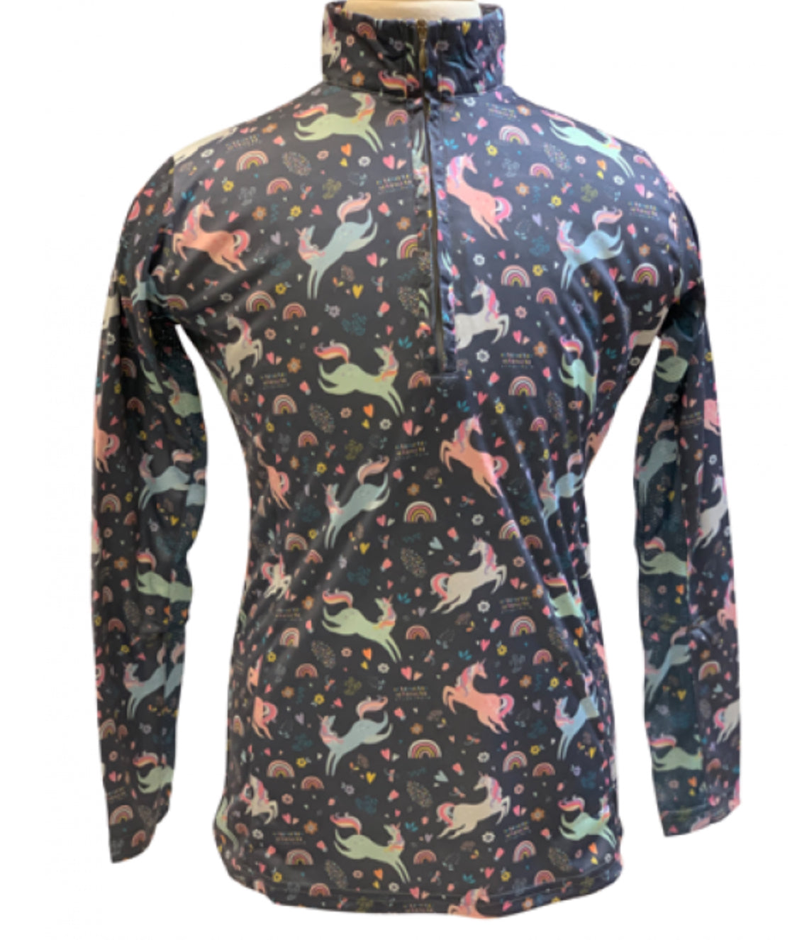 RHC Youth Unicorn Horse Sun Shirt with Air Flow Mesh