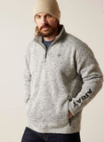 Men's Ariat Caldwell Logo 1/4 Zip Sweater