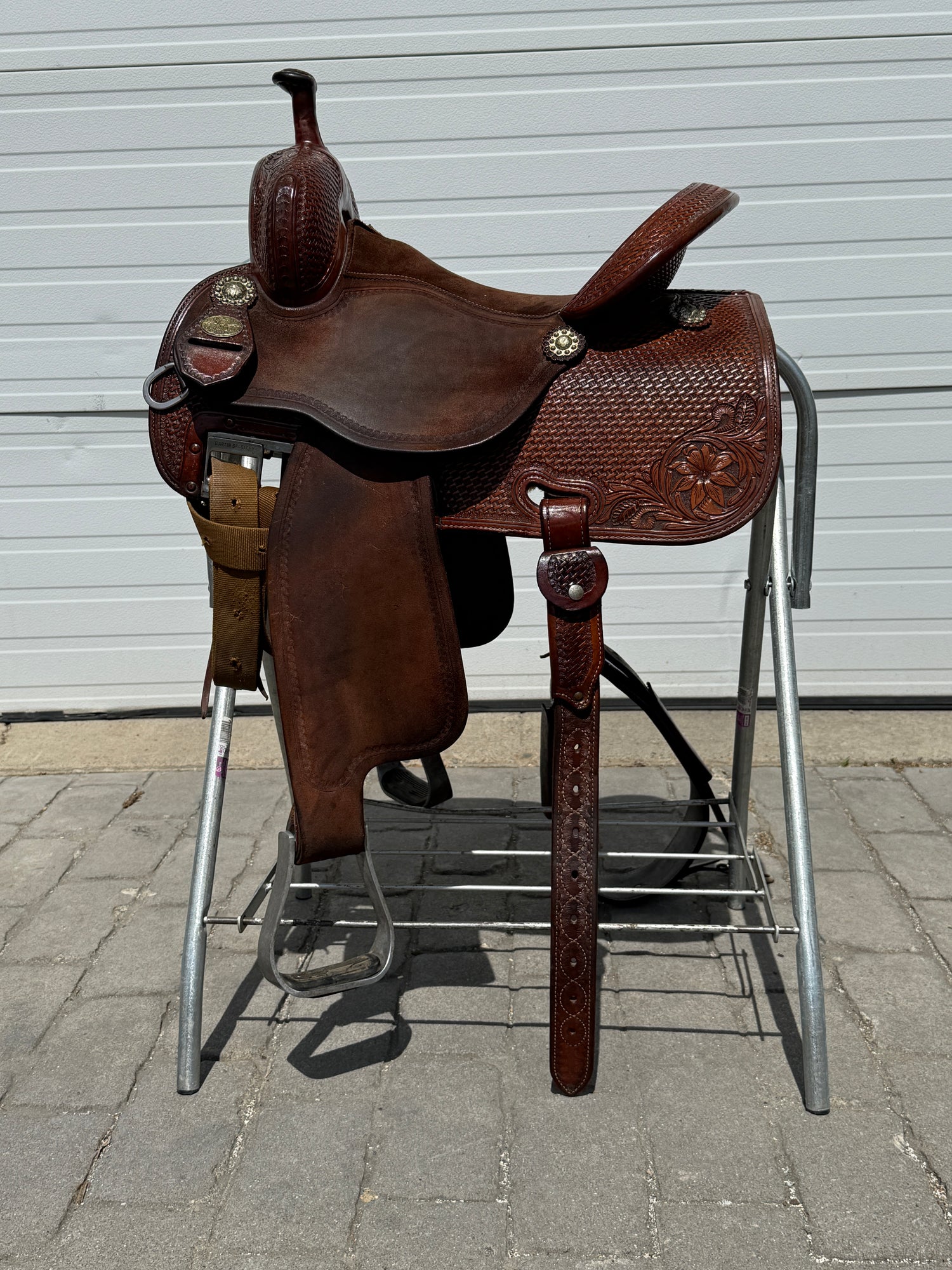 Used Martin Crown C 14” Western Barrel Saddle