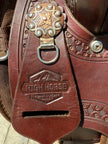 Used High Horse 6918 Rosebud 18” Cordura Western Trail Saddle