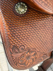 Used Martin Crown C 14” Western Barrel Saddle