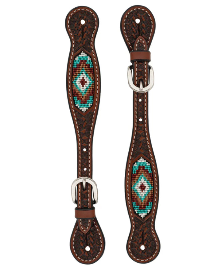 Weaver Beaded Spur Straps