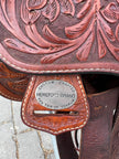 Used TexTan Hereford Brand 16” Western Show Saddle