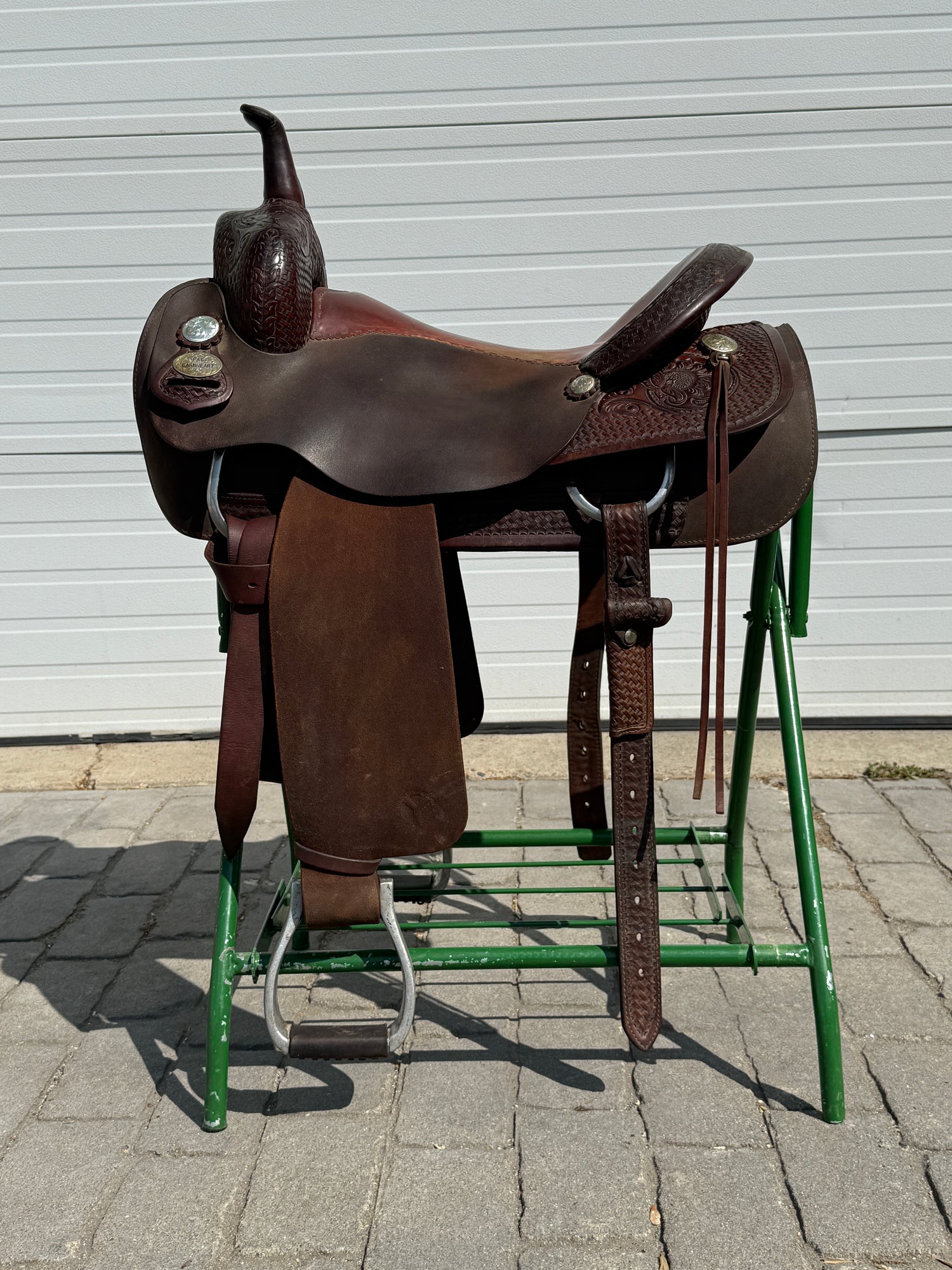 Used Circle Y Pat Earnheart 17” Western Cutter Saddle