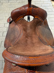 Used Martin Crown C 14” Western Barrel Saddle