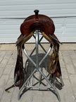 Used Martin Crown C 14” Western Barrel Saddle