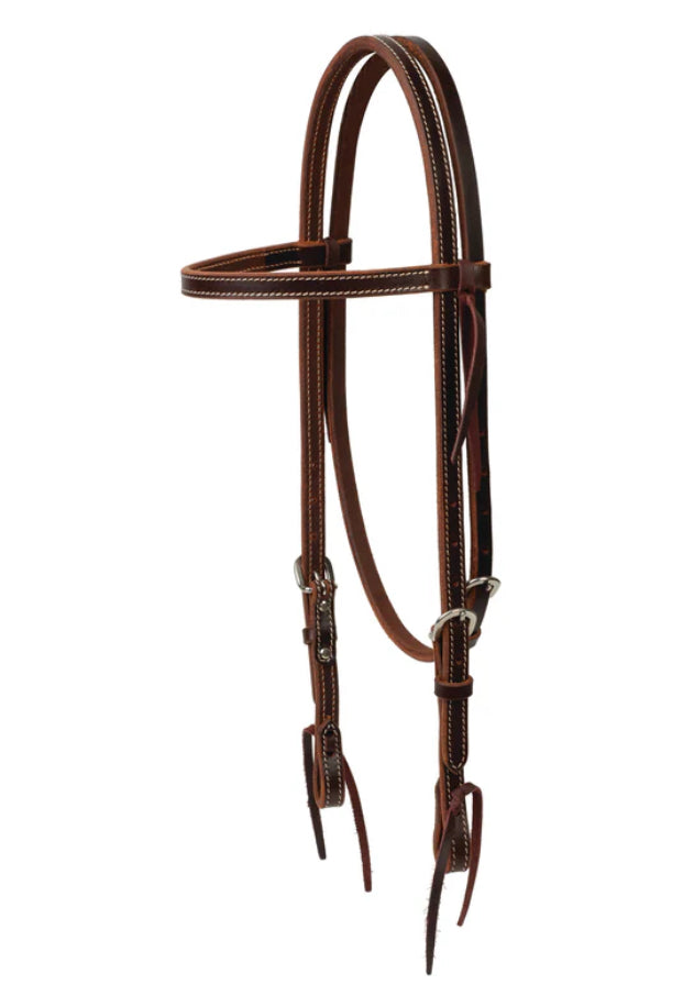 Weaver Buffalo Leather Browband Headstall