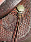 Used Circle Y Pat Earnheart 17” Western Cutter Saddle