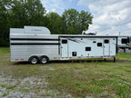 Used 2023 Lakota Living Quarter with 14' LE GN with Mid Tack and Side Ramp Horse Trailer