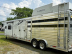 Used 2023 Lakota Living Quarter with 14' LE GN with Mid Tack and Side Ramp Horse Trailer