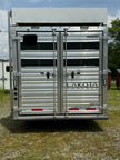 Used 2023 Lakota Living Quarter with 14' LE GN with Mid Tack and Side Ramp Horse Trailer