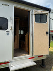 Used 2023 Lakota Living Quarter with 14' LE GN with Mid Tack and Side Ramp Horse Trailer