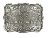 Ariat Rope Edge Floral Belt Buckle