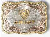 Ariat Copper Floral Accent Belt Buckle