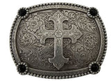 Blazin Roxx Floral Cross Belt Buckle