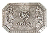 Ariat Floral Logo Belt Buckle