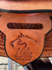 Used High Horse Pasadena 16” Western Show Saddle with Headstall