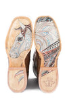 Ladies Tin Haul Sunka Wakan Wide Square Toe Boot w/ Native Horse Obvious Sole