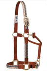 Weaver Leather Nylon Pattern Adjustable Horse Halter