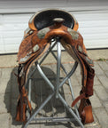 Used Showman Saddlery 16" Western Show Saddle
