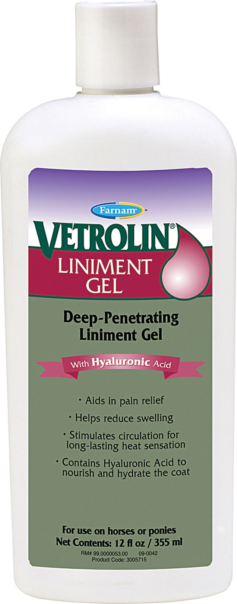 VETROLIN LINIMENT GEL WITH HA FOR EQUINE