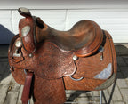 Used Phil Harris 15.5” Western Show Saddle