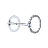 Weaver Jeremiah Watt  SageBrush Series Bit, Polka Dot Engraving, 5" Snaffle Mouth with Copper Inlay