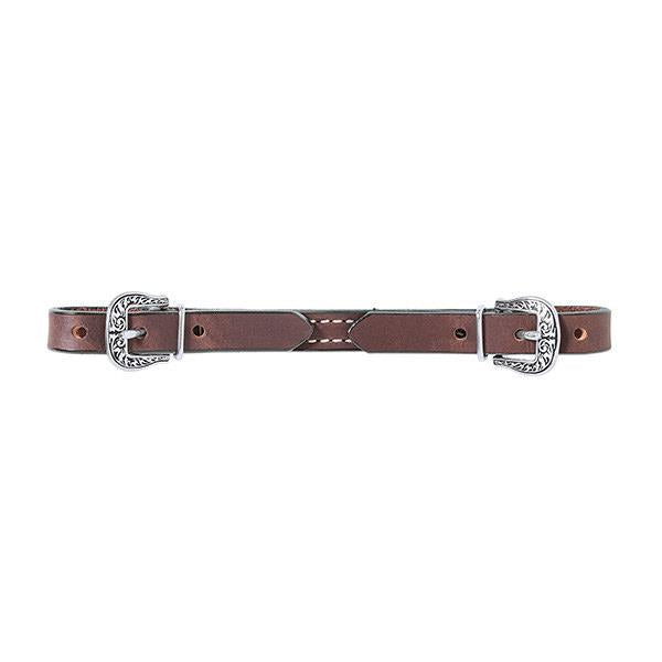 Weaver Leather Basin Cowboy All Leather Curb Strap