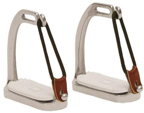 Korsteel Stainless Steel Peacock Fillis Knife Edge Safety Stirrup Irons