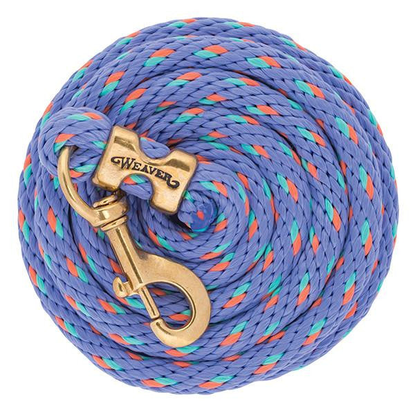 Lead rope with brass snap hook Elegance - PolyRopes