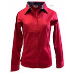 Ladies RHC Concealed Zipper w/Button Placket Western Show Shirt