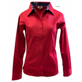 Ladies RHC Concealed Zipper w/Button Placket Western Show Shirt