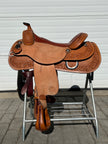 Used Reinsman Brian Bell-Bell Ranch 17” Western Reiner Saddle