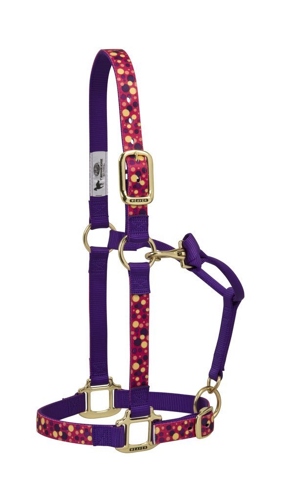 Weaver Leather Bubble Patterned Adjustable Chin & Throat Snap Halter