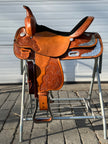 Used High Horse Pasadena 16” Western Show Saddle with Headstall