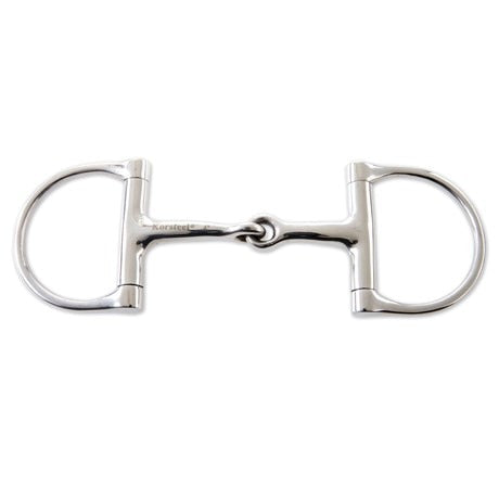 JP Korsteel Stainless Steel Hunter Dee Ring Snaffle Bit